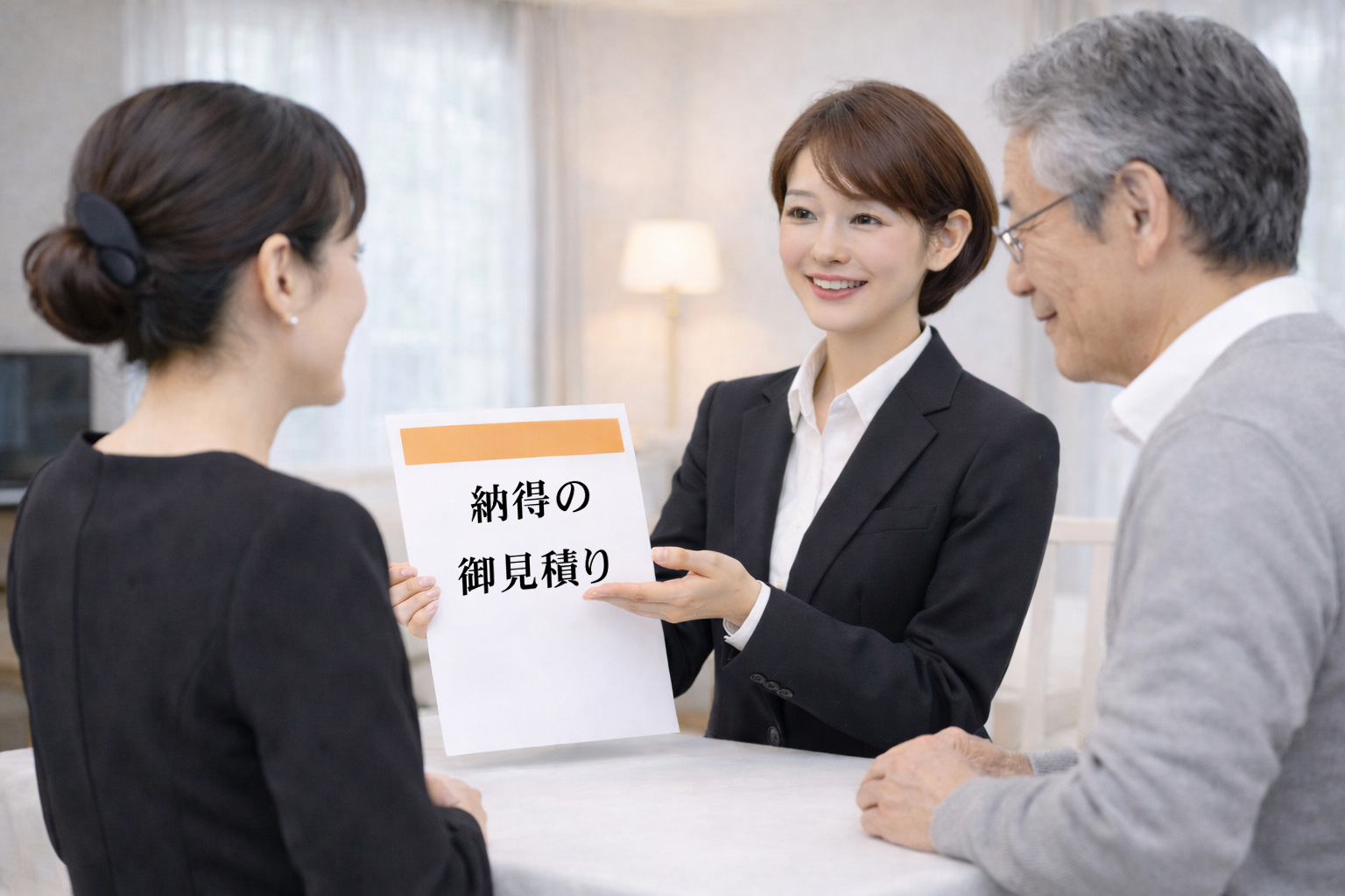 納得の御見積りを提示