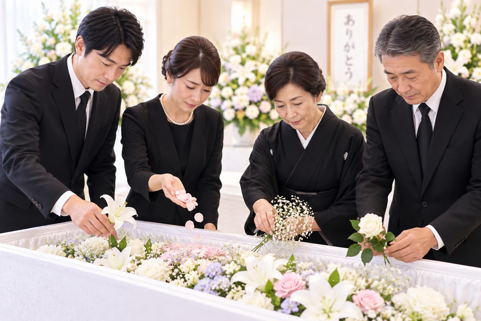 家族全員でお別れが行えます
