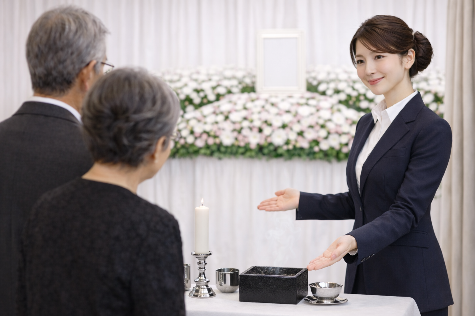 親身に丁寧な対応の葬儀スタッフにお任せください