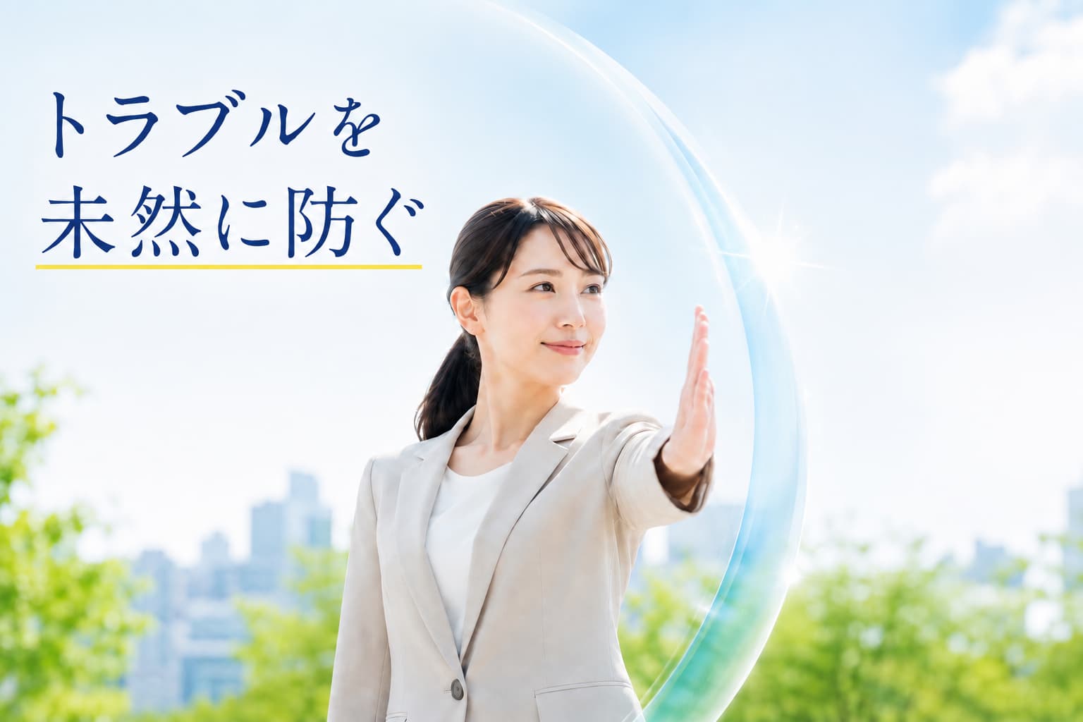 トラブルを回避しましょう